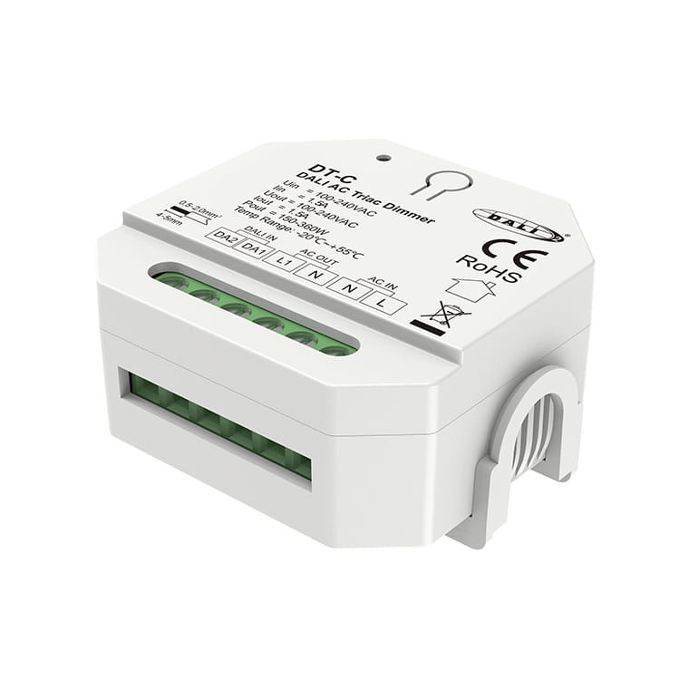 Ściemniacz LED Triac DALI-2 DT4 + PUSH-DIM 230V 1.5A Skydance DT-C